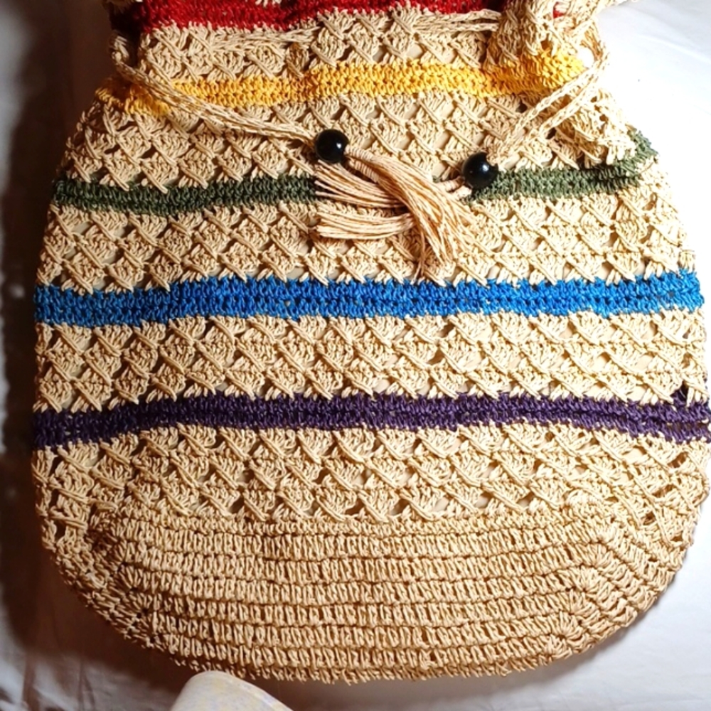 Sun 'N Sand Large Cream Fully Lined Tote Bag
